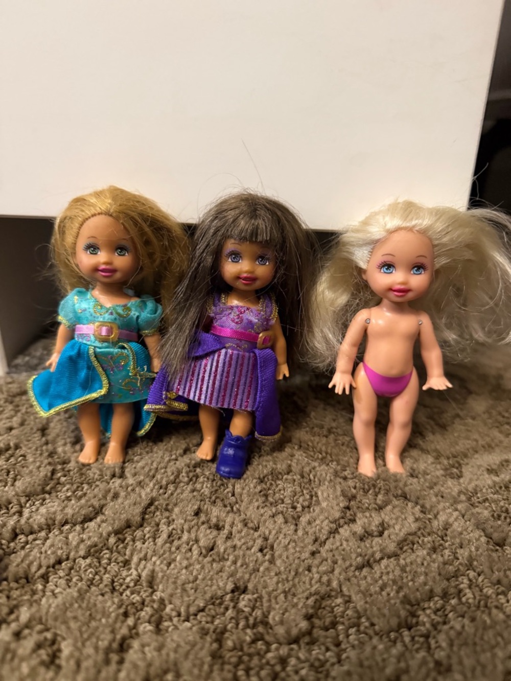 2009 Mattel Barbie The Three Musketeers  Mini Musketeers  Doll 4"  Lot of 3